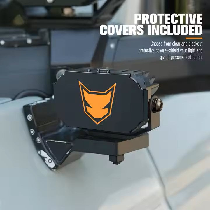 LIGHTFOX IP68 Waterproof 2 Inch Combo Beam 50w Led Pod Light LED