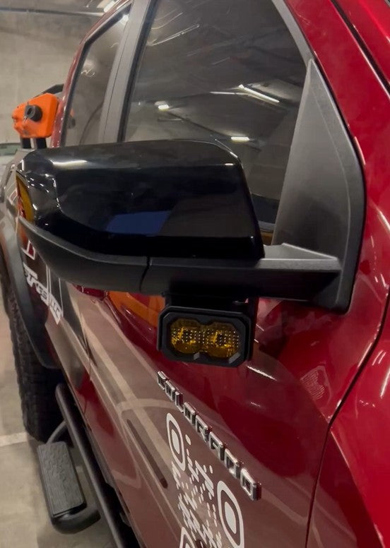 +2024 Colorado/Canyon Mirror ditch light + Diode Dynamics C2.0 Pro