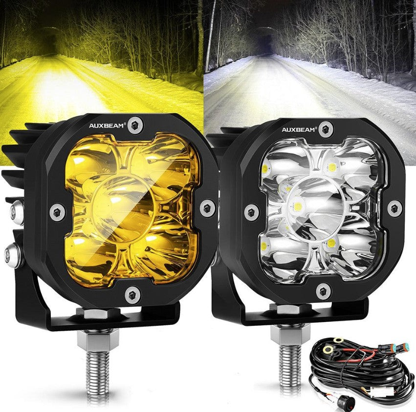 +2023 Colorado ZR2 Foglight conversion + Auxbeam XP Ultra 9600 LM (Gloss black)