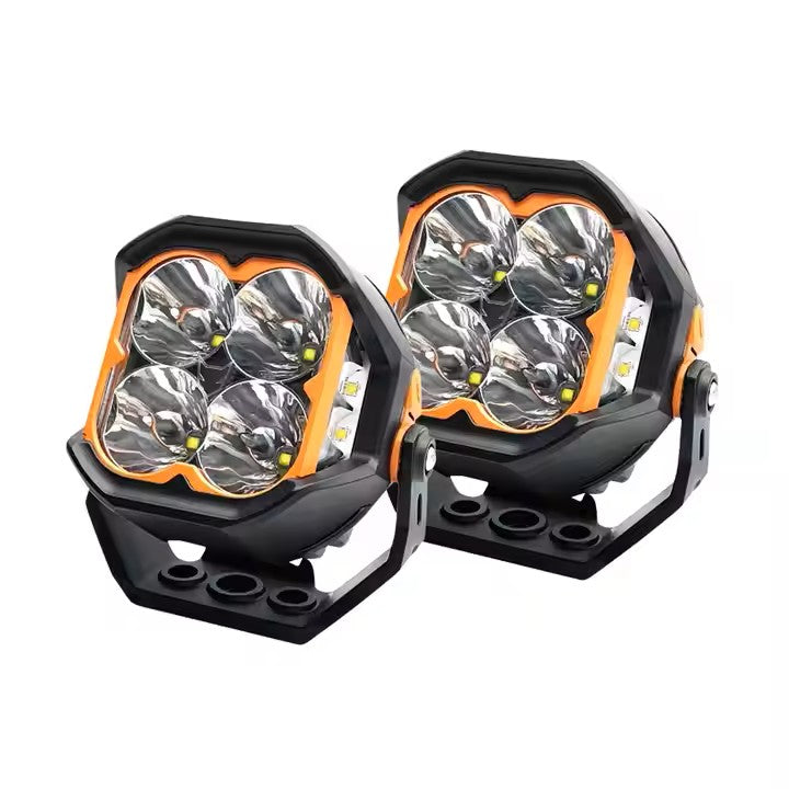 LIGHTFOX 5 Inch Combo Beam 90w Led Pod Light Led Work Light 4x4 Led Spot Light LIGHTFOX 5 Inch Combo Beam 90w Led Pod Light Led Work Light 4x4 Led Spot Light