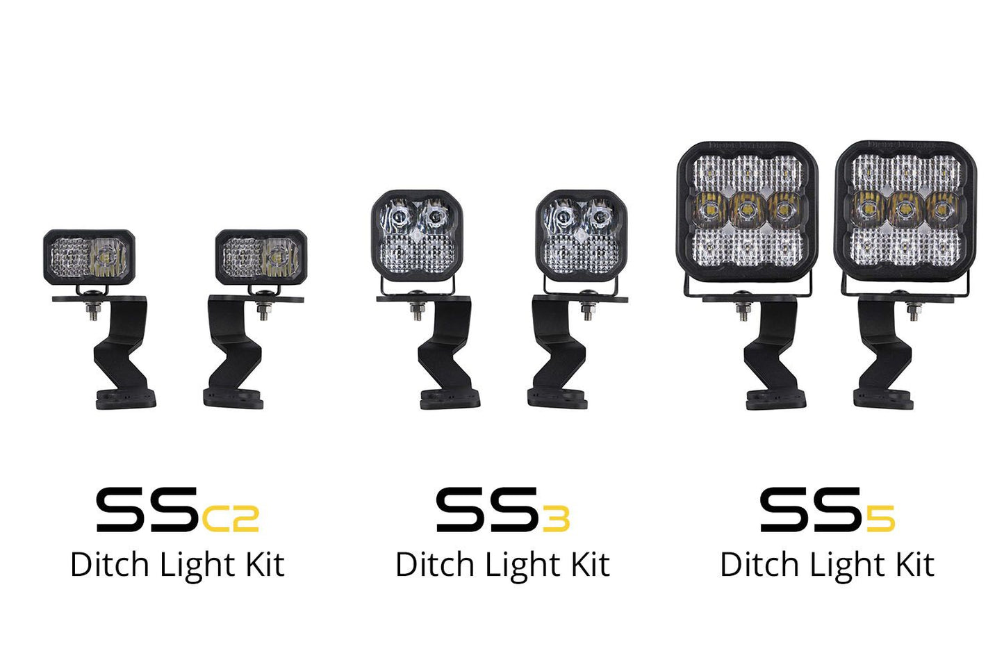 Stage Series Backlit Ditch Light Kit for 2022-2025 Toyota Tundra