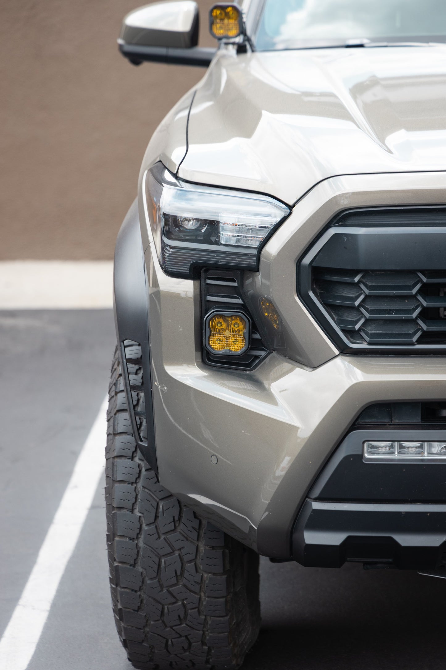 +2024 Tacoma DD SS3 Led vent cover (Matte Black) + DD SS3 Sport Led Pod pair