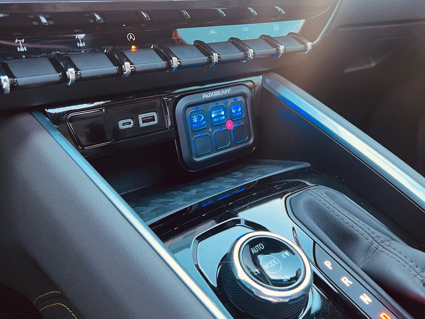 +2023 Colorado/Canyon USB USB-C Auxiliary Switch Panel