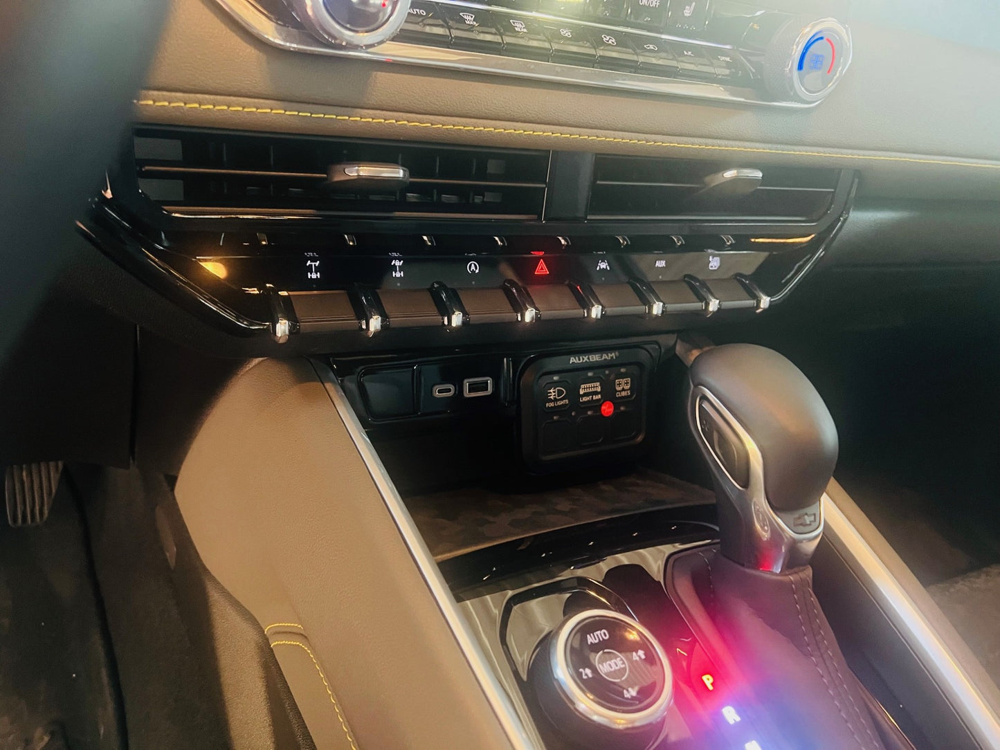 +2023 Colorado/Canyon USB USB-C Auxiliary Switch Panel