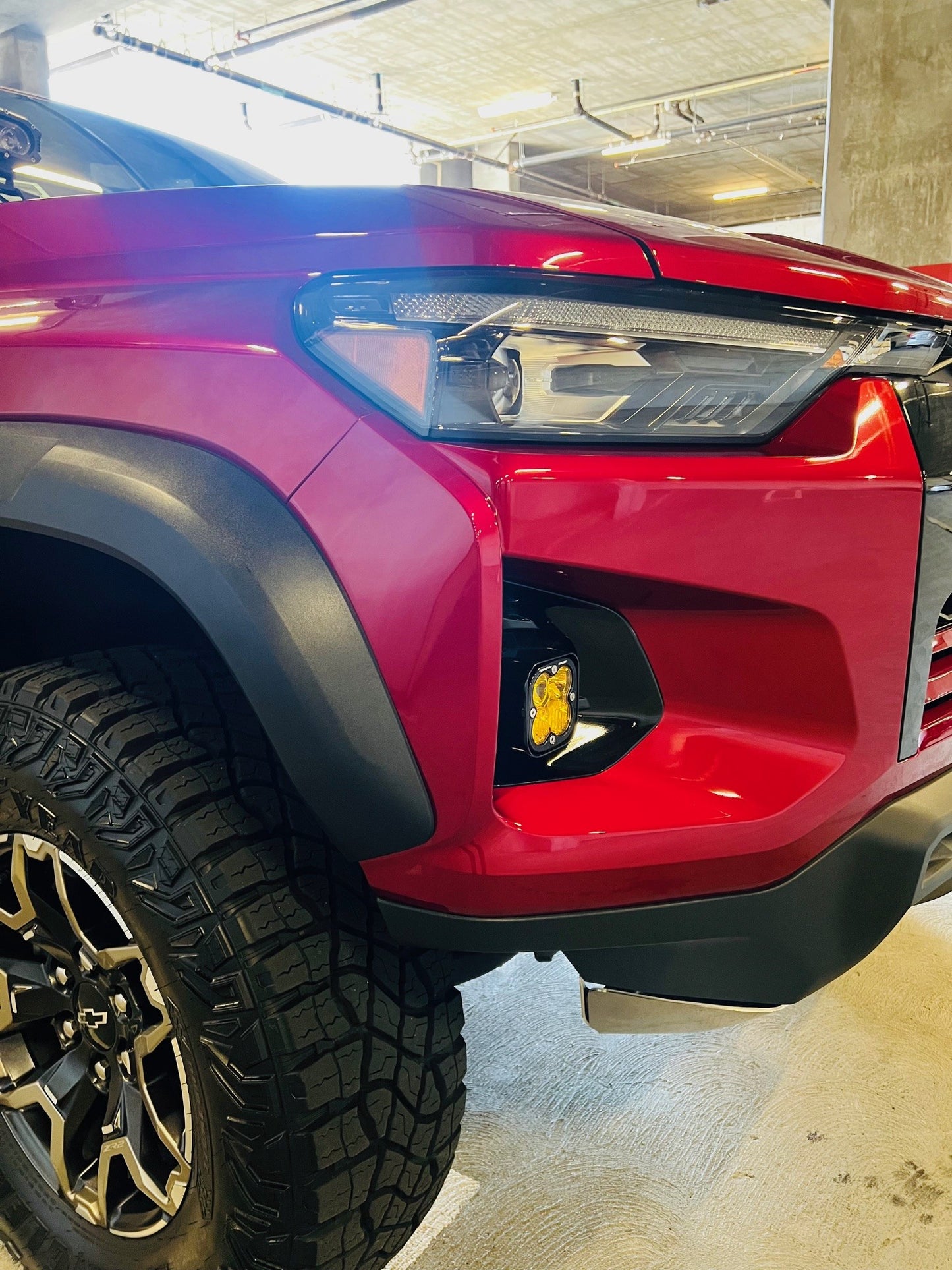 +2023 Colorado ZR2 Foglight conversion (Fits Baja design Squadron Sport)(Gloss Black)