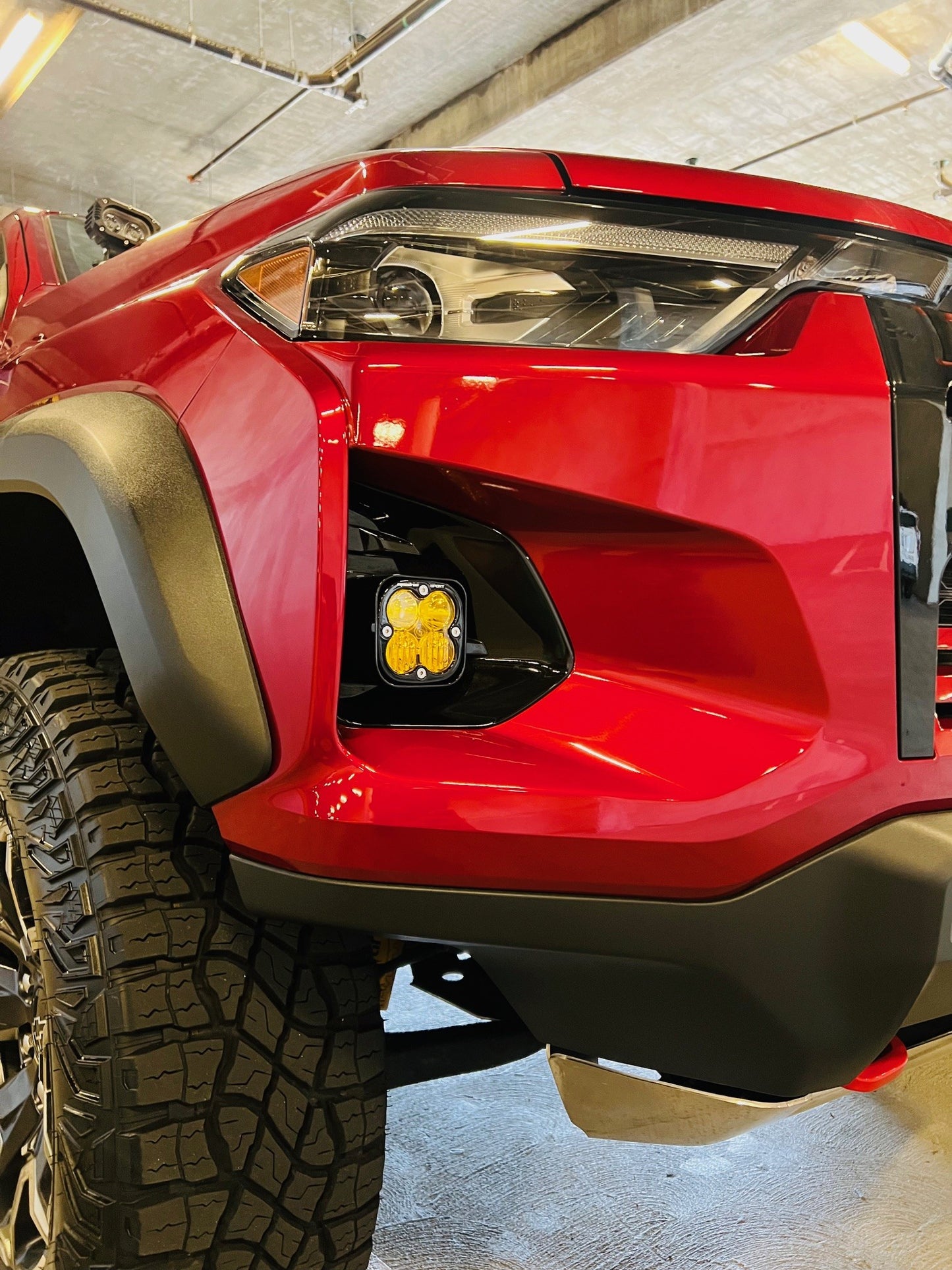 +2023 Colorado ZR2 Foglight conversion (Fits Baja design Squadron Sport)(Gloss Black)