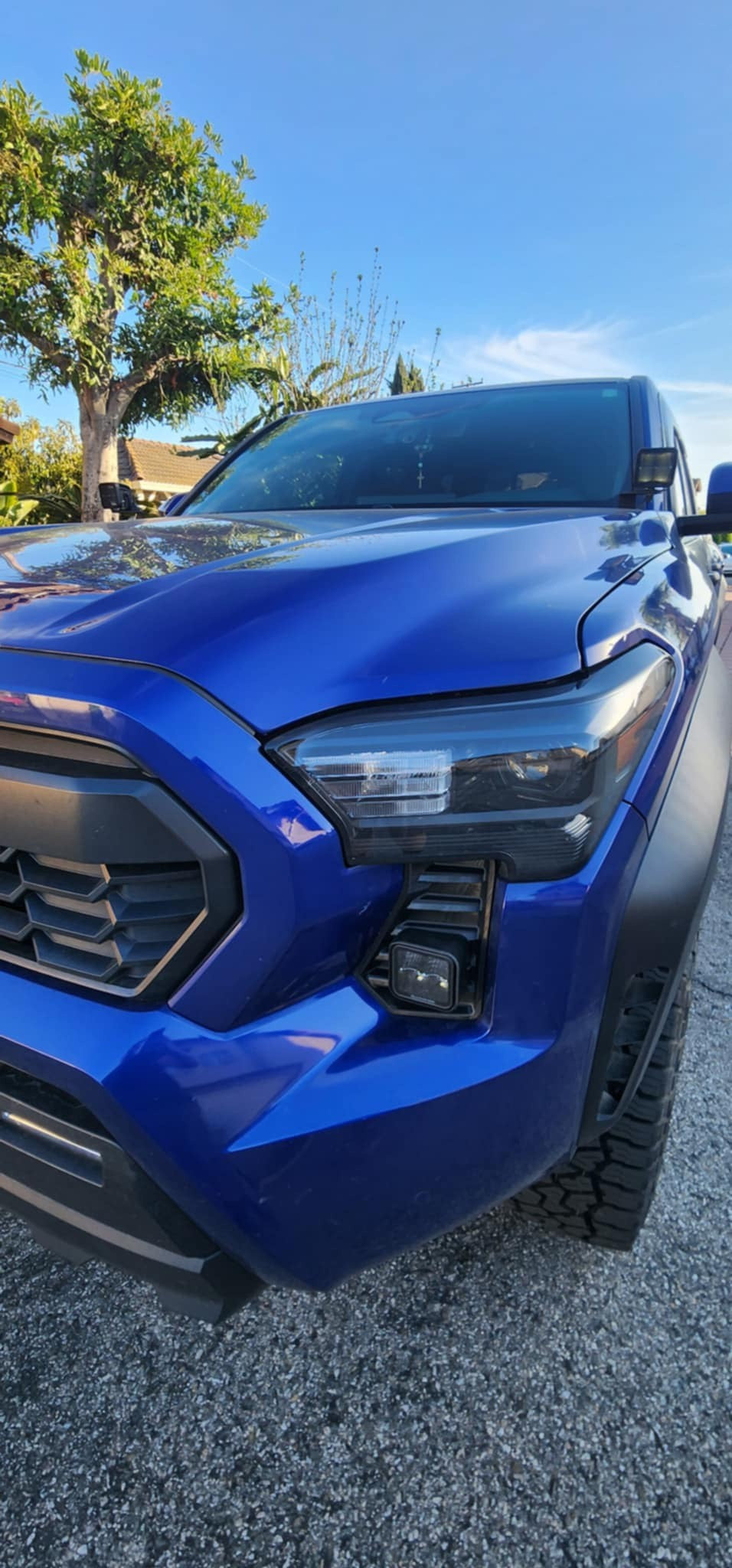 +2024 Tacoma Hella 2.7 in Led vent cover (Matte Black)