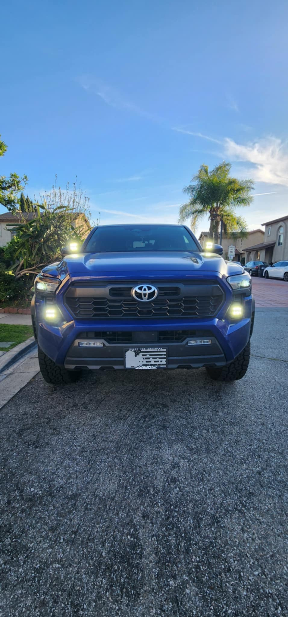 +2024 Tacoma Hella 2.7 in Led vent cover (Matte Black)