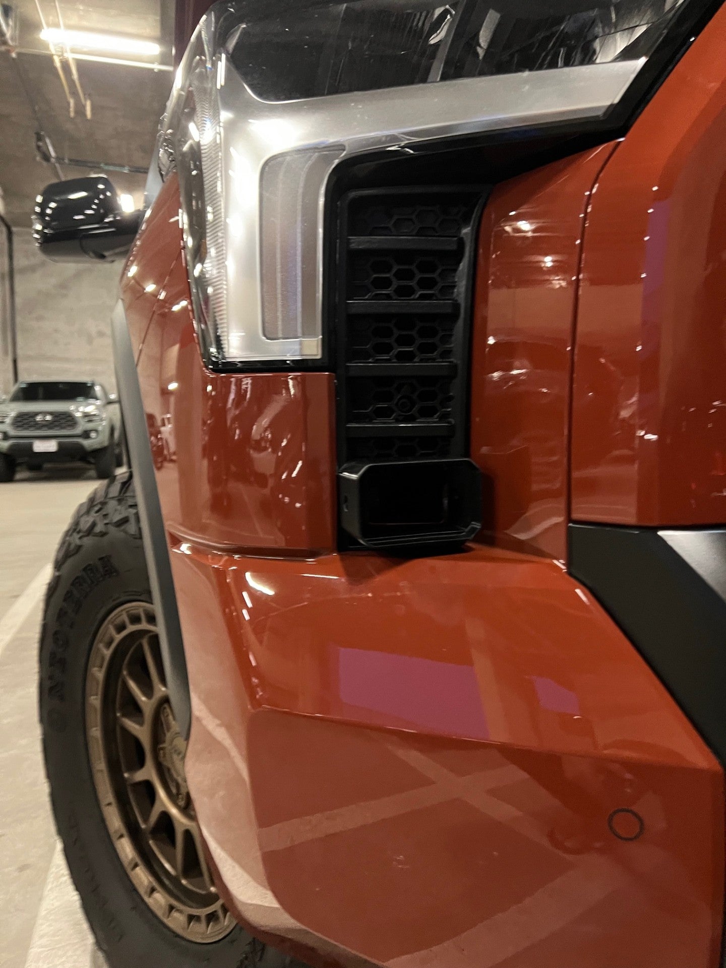 +2022 Toyota Tundra Led vent cover (ASA Matte Black) Diode Dynamics C2.0