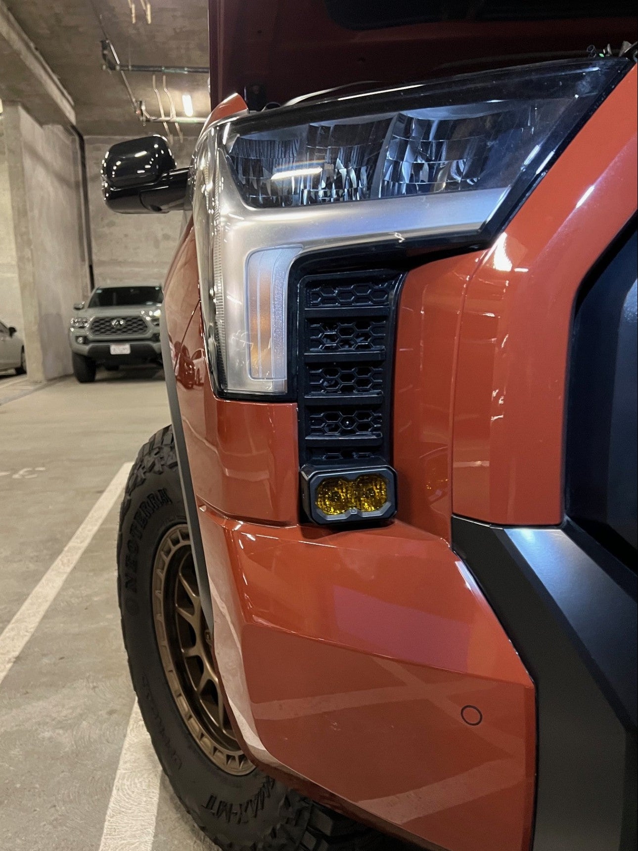 +2022 Toyota Tundra Led vent cover (ASA Matte Black) Diode Dynamics C2.0