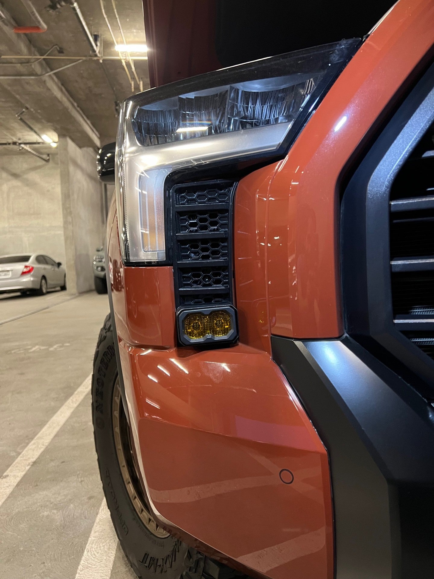 +2022 Toyota Tundra Led vent cover (ASA Matte Black) Diode Dynamics C2.0