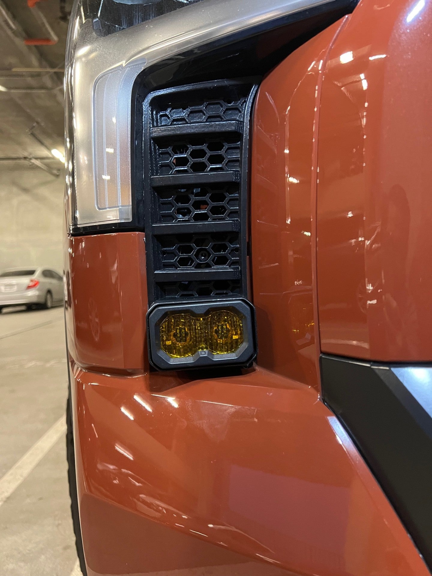 +2022 Toyota Tundra Led vent cover (ASA Matte Black) Diode Dynamics C2.0