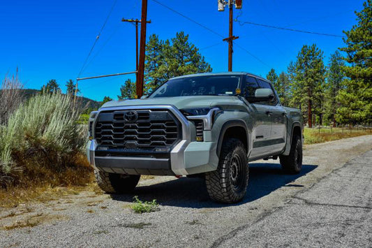 +2022 Toyota Tundra Led vent cover (ASA Matte Black) Baja Designs S2