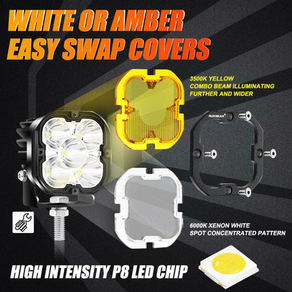 2012-2022 Tacoma fog light conversion kit (Combo LED)