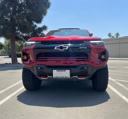 +2023 Colorado ZR2 Foglight conversion (Matte Black) + Diode Dynamics SS3 SAE Sport LED Pod