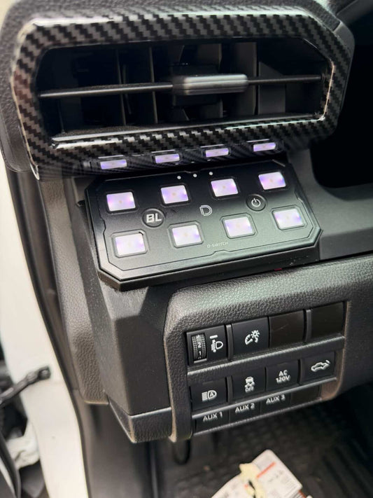 +2024 Tacoma/4Runner Switch panel mount (fit Diode Dynamics D-Switch)