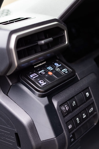 +2024 Tacoma/4Runner Switch panel mount (fit Auxbeam 8 Gang) + Single Series 8 Gang (BB80)