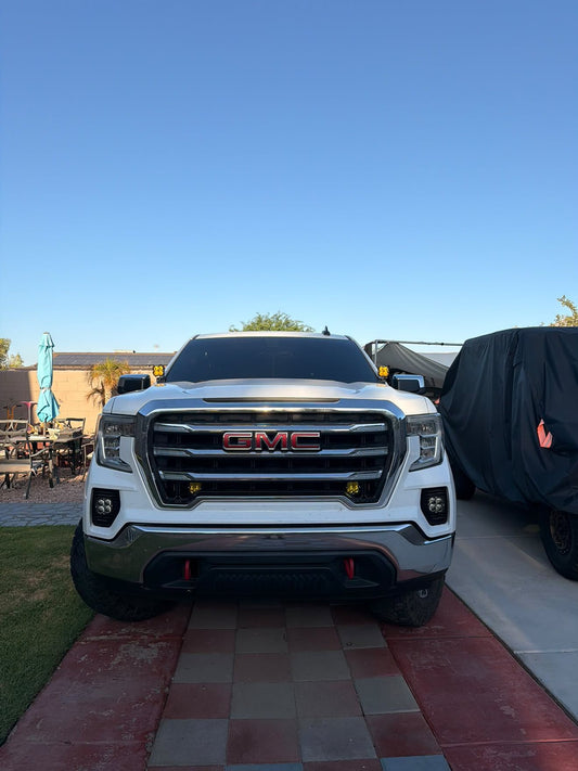 2019-2022 GMC Sierra 1500 SLE  CL Lighting vent cover (ASA Matte Black)