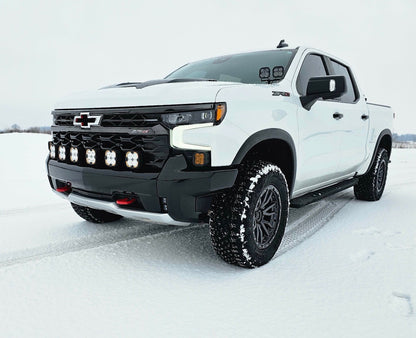 +2022 Silverado ZR2 Led vent cover (ASA Matte Black) + Diode Dynamics SS3 Sport