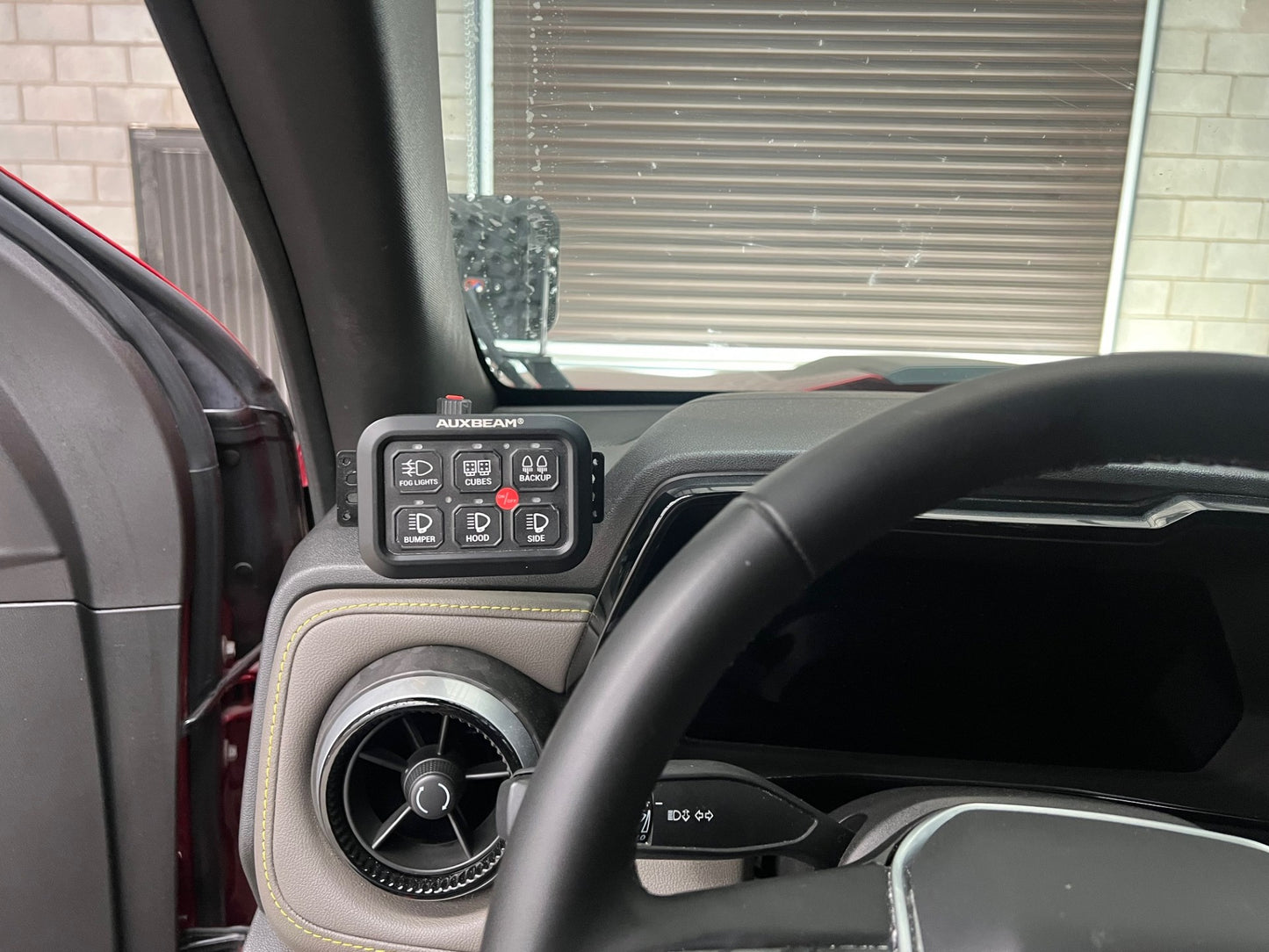 +2024 Colorado interior A/C vent mount + 6 Switch Gang Auxbeam