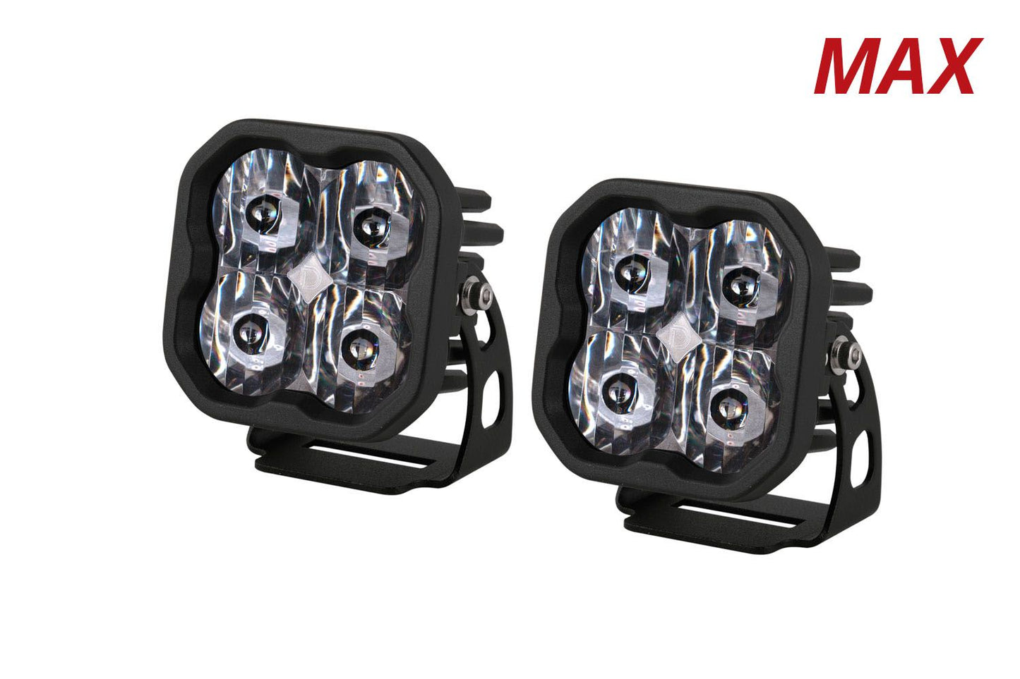 +2024 Tacoma DD SS3 Led vent cover (Matte Black) + DD SS3 MAX Led Pod pair