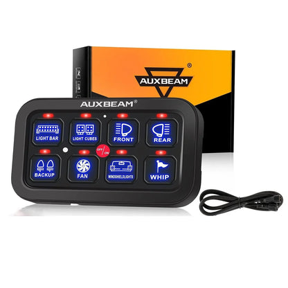 +2024 Tacoma/4Runner Switch panel mount (fit Auxbeam 8 Gang) + Single Series 8 Gang (BA80)