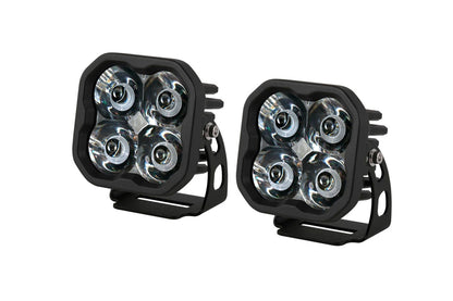 +2024 Tacoma DD SS3 Led vent cover (Matte Black) + DD SS3 MAX Led Pod pair