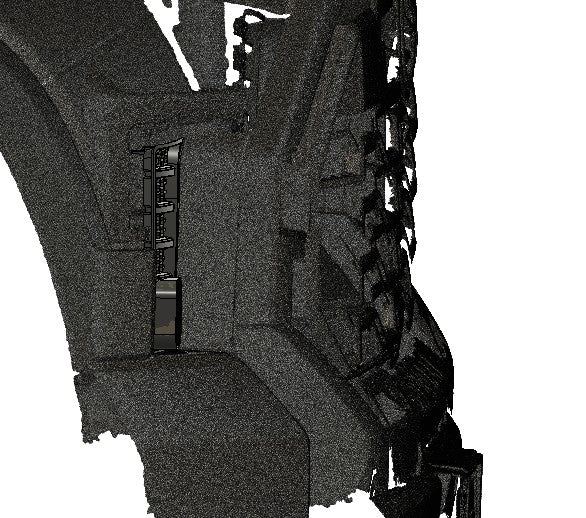 +2022 Toyota Tundra Led vent cover (ASA Matte Black) Baja Designs Squadron