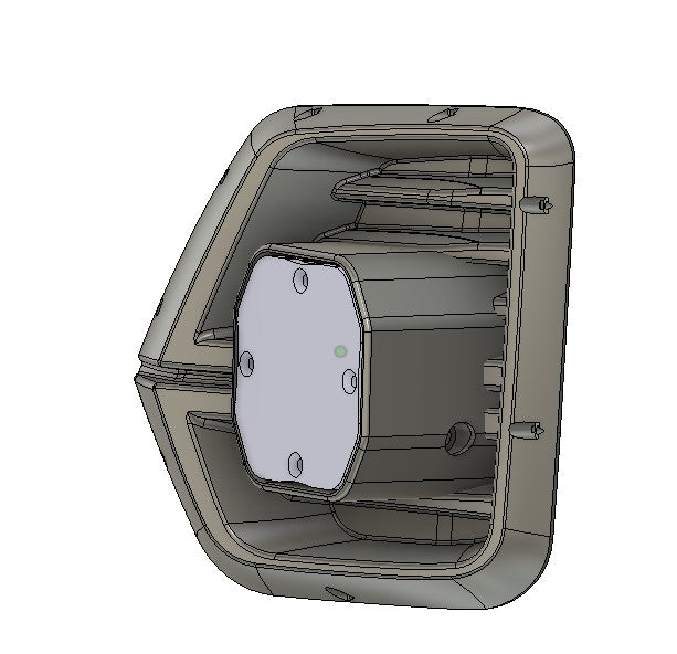 +2024 Colorado LT/TrailBoss vent cover (ASA Matte Black) + Squadron Pro 2.0 Black LED Auxiliary Light Pod Pair