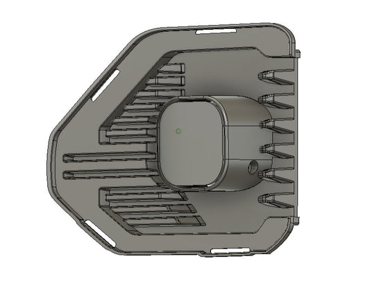 2019-2022 GMC Sierra 1500 Baja Designs Squadron Led vent cover (ASA Matte Black)