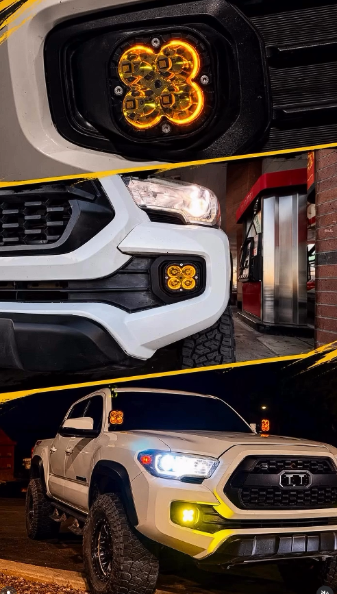 2016 - 2023 Tacoma Cavalier Lighting Led vent cover (ASA Black)