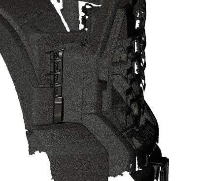 +2022 Toyota Tundra Led vent cover (ASA Matte Black) + Baja Designs Squadron SAE