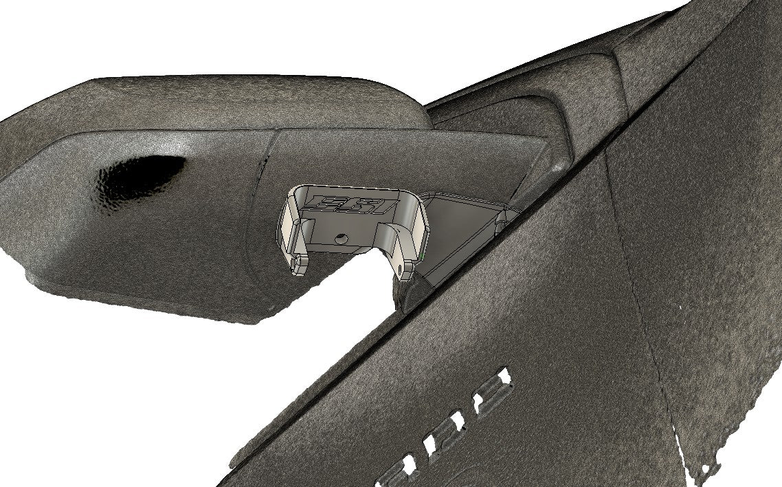 +2024 Colorado/Canyon Mirror ditch light + Baja Designs S2 SAE