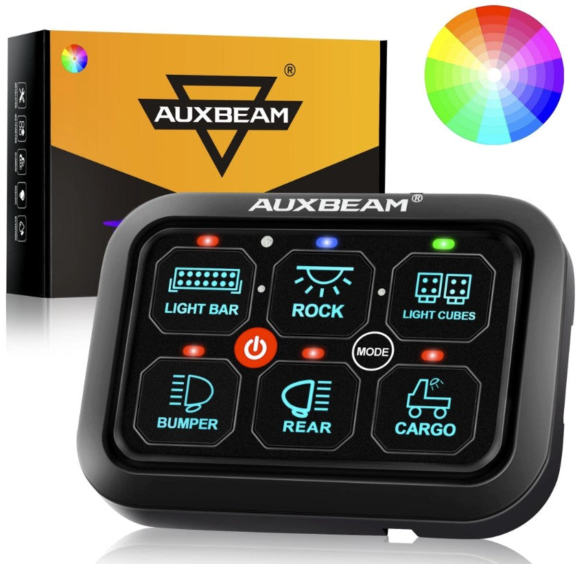 2023 Colorado/Canyon USB USB-C Auxiliary Switch Panel + 6 Gang