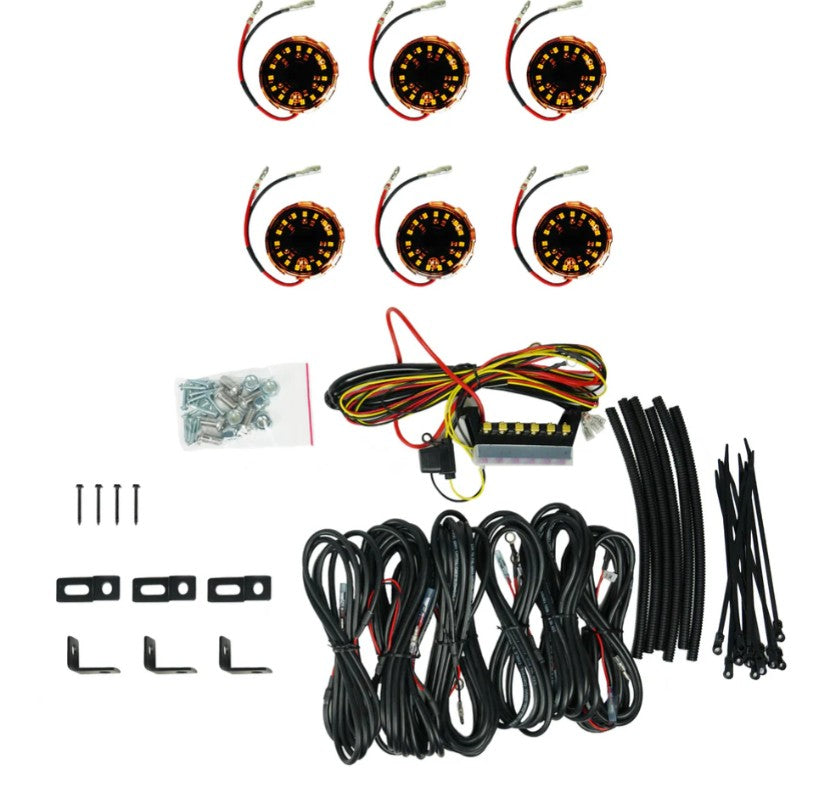 Cyclone V2 LED 6-Light - Rock Light Kit