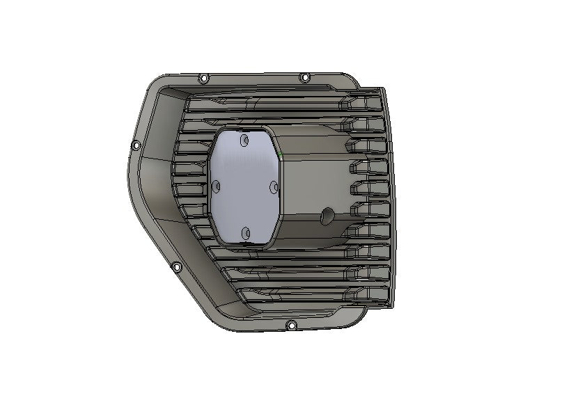 2019-2022 GMC Sierra 1500 SLE Led vent cover (ASA Matte Black) + Baja Designs Squadron PRO 2.0