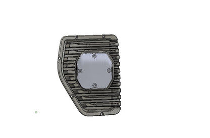 2019-2022 GMC Sierra 1500 SLE Led vent cover (ASA Matte Black) + Baja Designs Squadron PRO 2.0