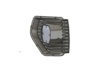 2019-2022 GMC Sierra 1500 SLE Led vent cover (ASA Matte Black) + Baja Designs Squadron PRO 2.0