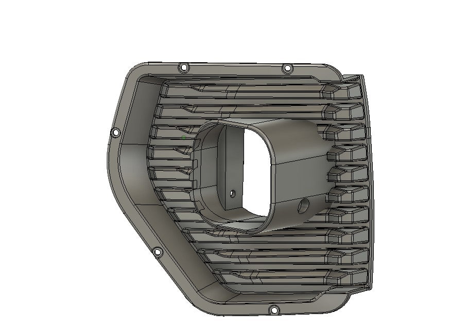 2019-2022 GMC Sierra 1500 SLE Baja Designs Squadron Led vent cover (ASA Matte Black)