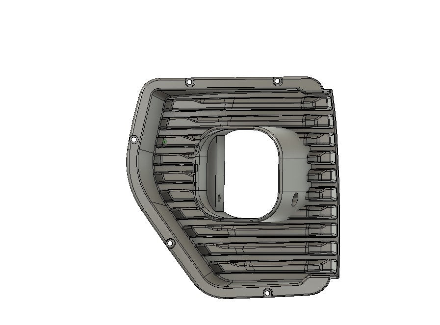 2019-2022 GMC Sierra 1500 SLE Baja Designs Squadron Led vent cover (ASA Matte Black)