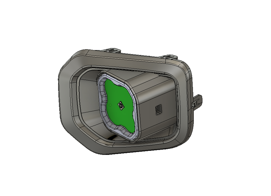 2016 - 2023 Tacoma vent cover (ASA Matte Black) + SS3 SAE/DOT PRO LED Pod