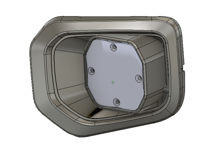 2016 - 2023 Tacoma Led vent cover (ASA Black) Baja Designs Squadron 2.0
