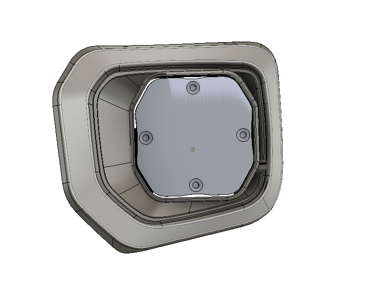 2016 - 2023 Tacoma Led vent cover (ASA Black) Baja Designs Squadron 2.0