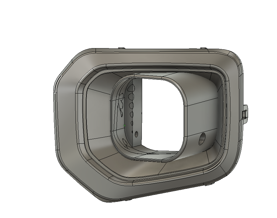 2016 - 2023 Tacoma Led vent cover (ASA Matte Black) Baja Designs Squadron Sport 1.0