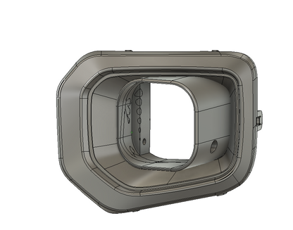 2016 - 2023 Tacoma Led vent cover (ASA Matte Black) Baja Designs Squadron Sport 1.0