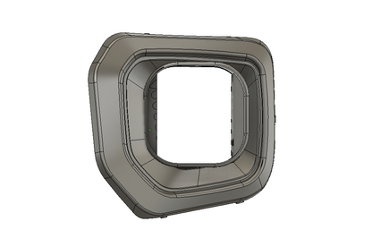 2016 - 2023 Tacoma Led vent cover (ASA Matte Black) Baja Designs Squadron Sport 1.0