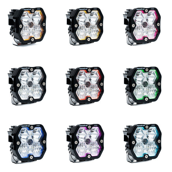 Squadron Pro 2.0 Black LED Auxiliary Light Pod Pair