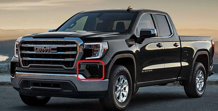 2019-2022 GMC Sierra 1500 SLE DDSS3 Led vent cover (ASA Matte Black)