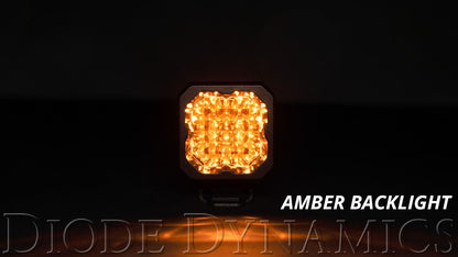 +2024 Tacoma DD SSC1 Led vent cover (Matte Black) + Diode Dynamics SSC1 Sport