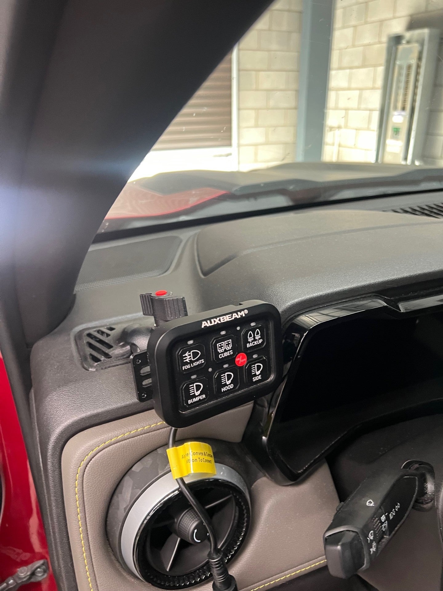 +2024 Colorado interior A/C vent mount + 6 Switch Gang Auxbeam